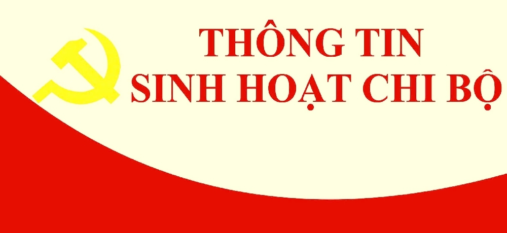 THÔNG TIN SINH HOẠT CHI BỘ THÁNG 6/2025